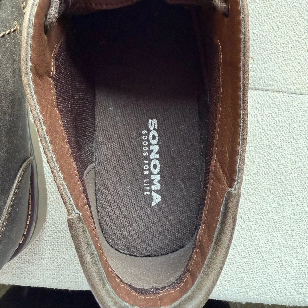Sonoma dark brown walnut chukka boots size 9